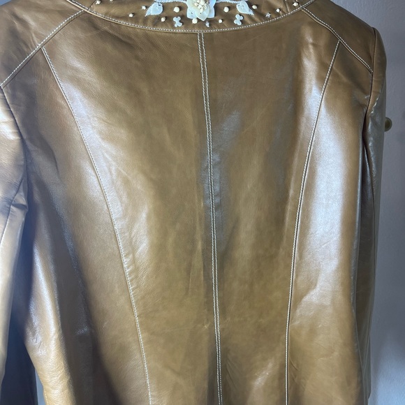 DAVID RODRIGUEZ LEATHER & SHELL VINTAGE JACKET - Picture 6 of 11